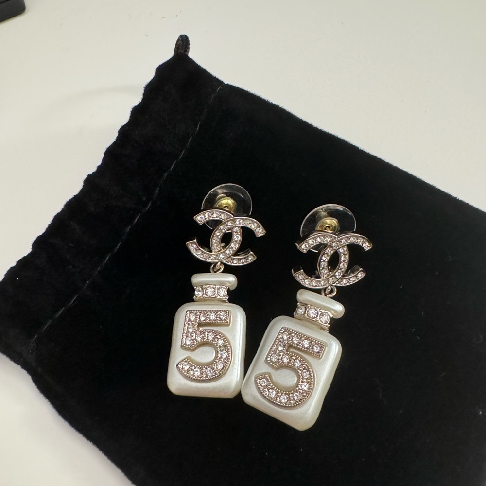 Chanel Vintage Drop Earrings